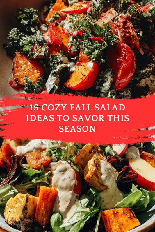 15 Cozy Fall Salad Ideas
