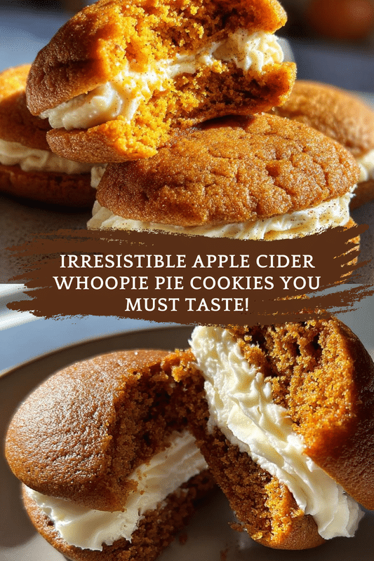 Apple Cider Whoopie Pie cookies