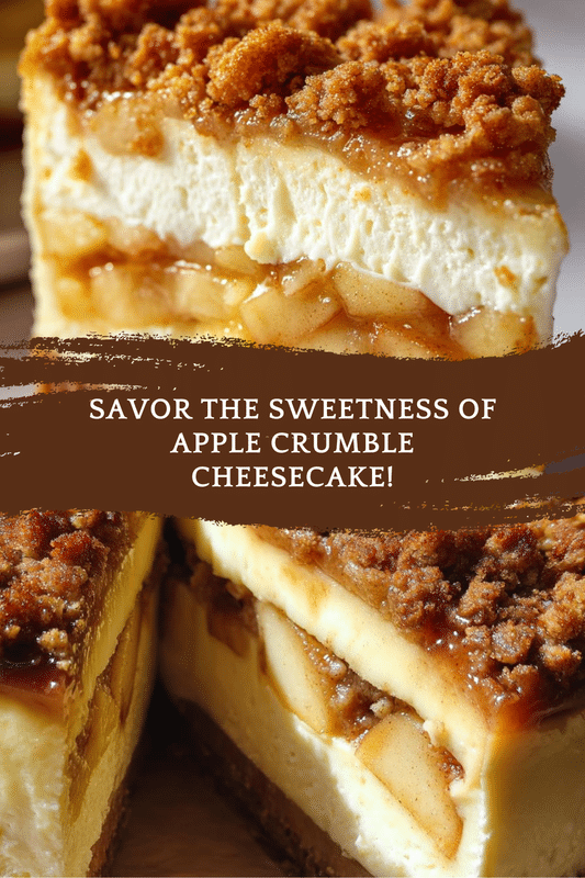 Apple Crumble Cheesecake