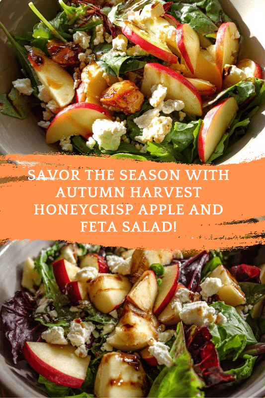 Autumn Harvest Honeycrisp Apple and Feta Salad