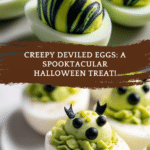 Creepy Deviled Eggs for Halloween