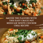 Crock Pot Mexican White Chicken Chili