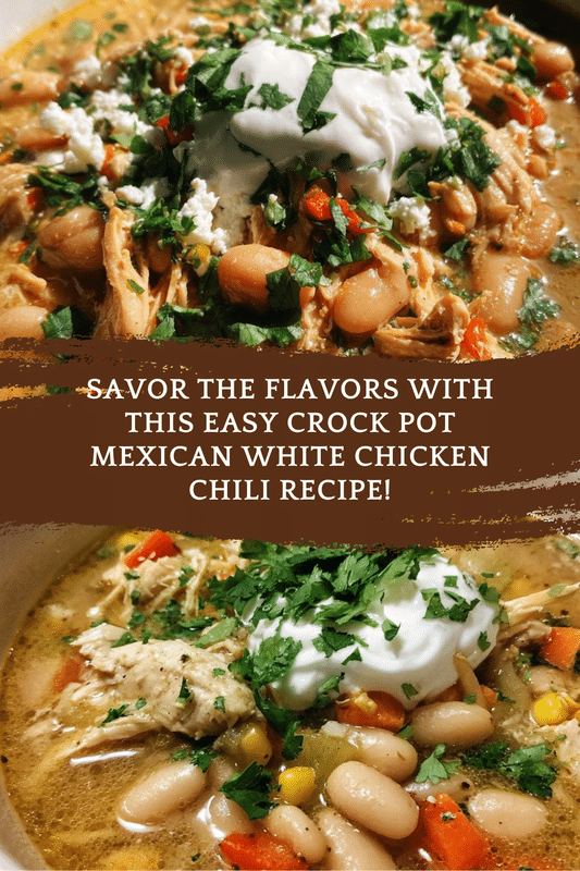 Crock Pot Mexican White Chicken Chili