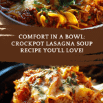 Crockpot Lasagna Soup