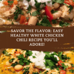 Easy Healthy White Chicken Chili