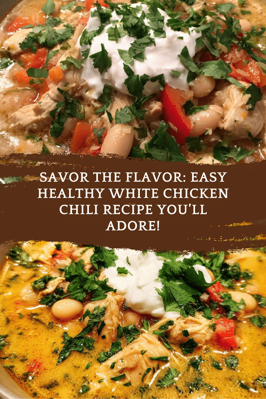 Easy Healthy White Chicken Chili