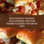 Halloween Chicken Parme Sliders