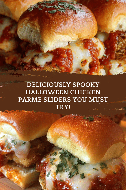 Halloween Chicken Parme Sliders