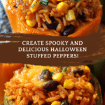 Halloween Stuffed Peppers