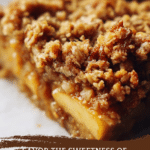 Homemade Apple Crisp With Brown Sugar Crumble
