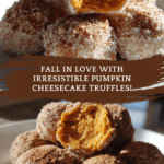 Pumpkin Cheesecake Truffles