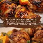 Sheet Pan Chicken, Brussels Sprouts & Butternut Squash | Every Last Bite