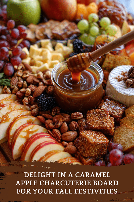 caramel apple charcuterie board