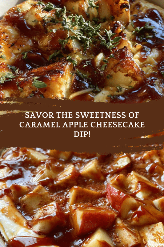 caramel apple cheesecake dip