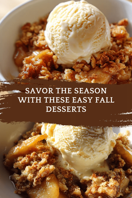 fall desserts easy