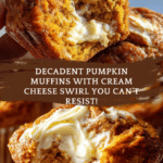 pumpkin muffins with cream cheese