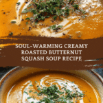 roasted butternut squash soup