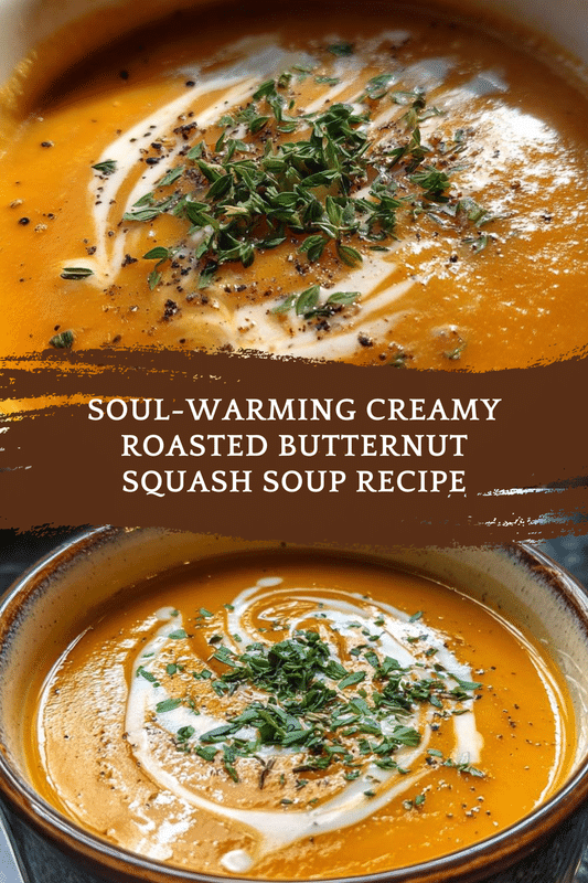 roasted butternut squash soup