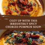 spicy chorizo pumpkin soup