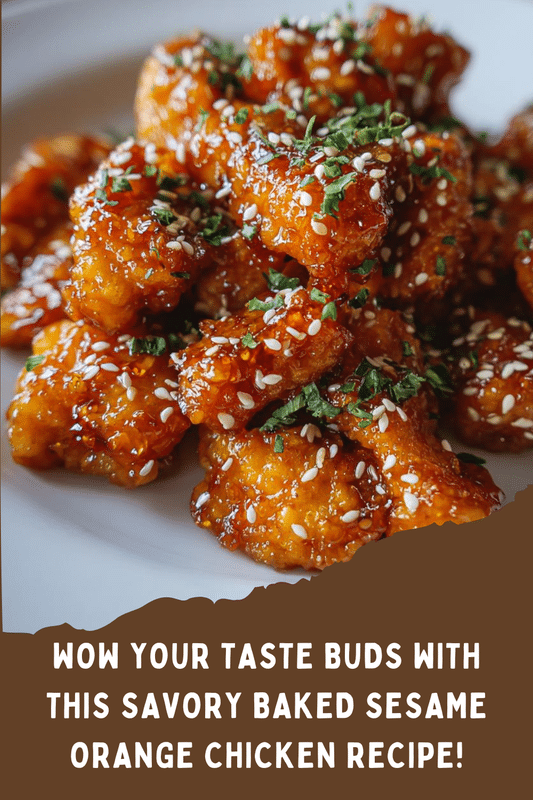 Baked Sesame Orange Chicken Recipe
