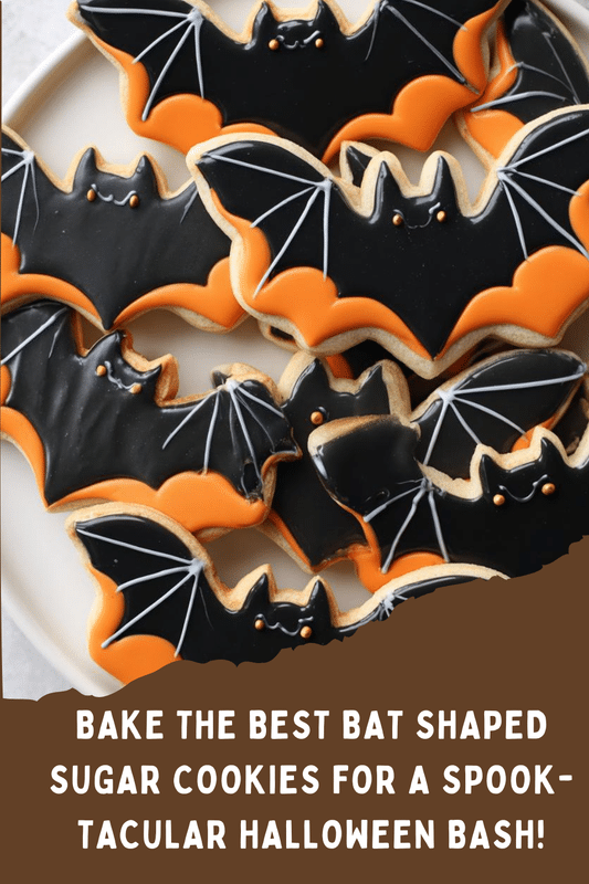 Bat Shaped Sugar Cookies