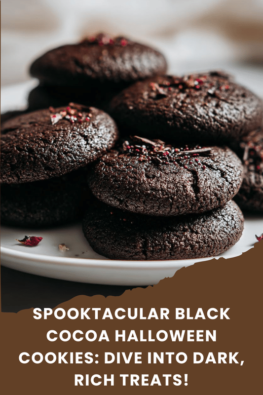 Black Cocoa Halloween Cookies – Dark, Rich & Spooky Treats