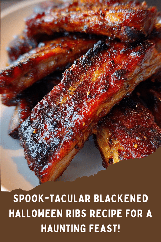Blackened Halloween Ribs Recipe