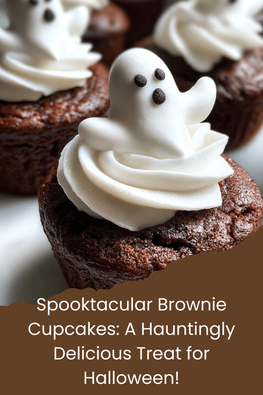 Brownie Cupcake for Halloween