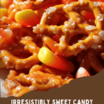 Candy Corn Pretzel Bites