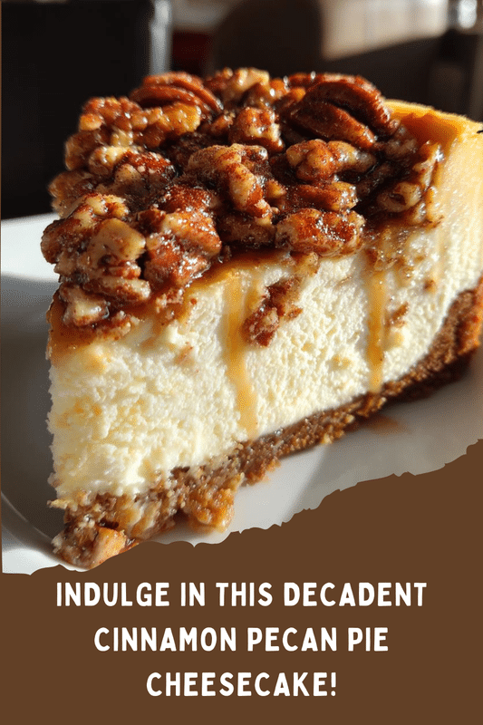 Cinnamon Pecan Pie Cheesecake