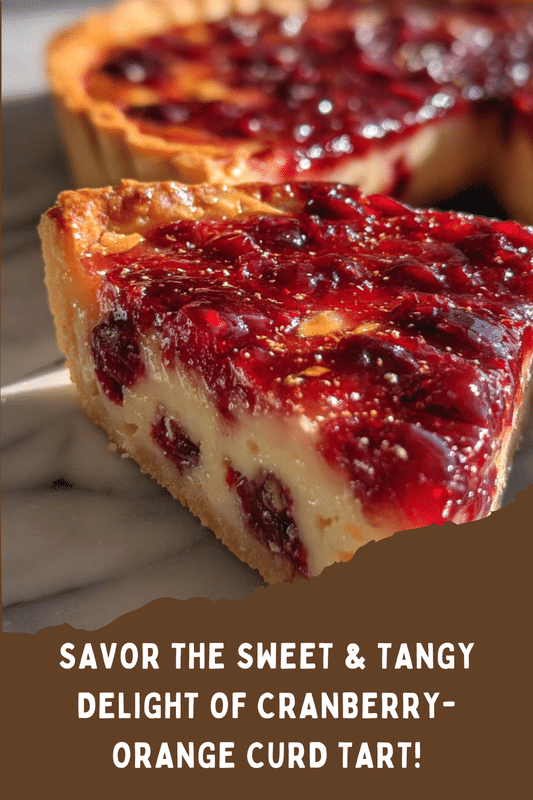 Cranberry-Orange Curd Tart