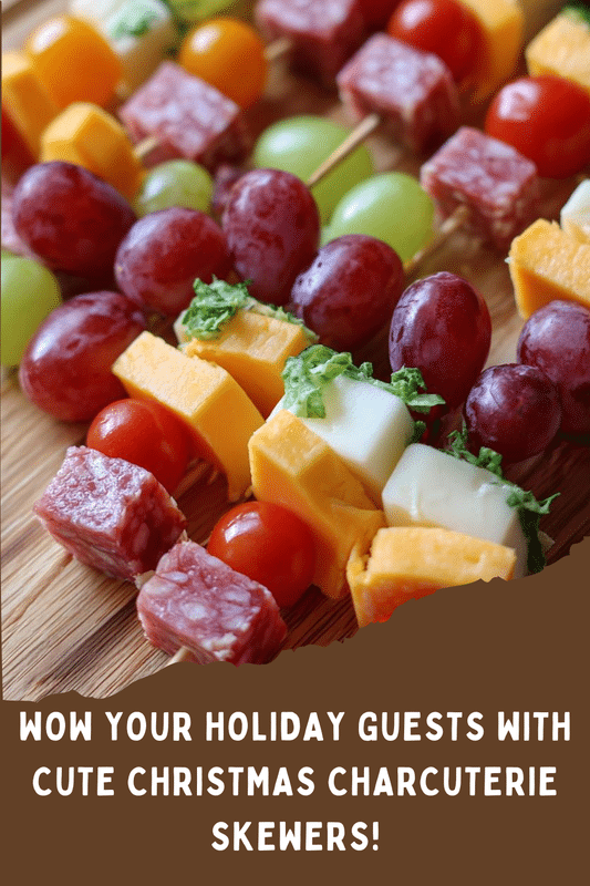 Cute Christmas Charcuterie Skewers
