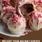 Easy Candy Cane Truffles