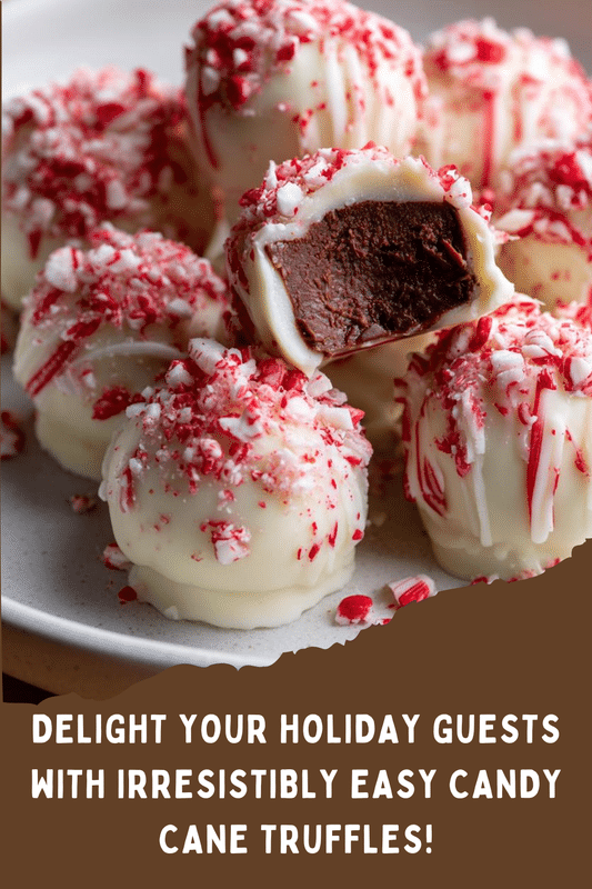 Easy Candy Cane Truffles