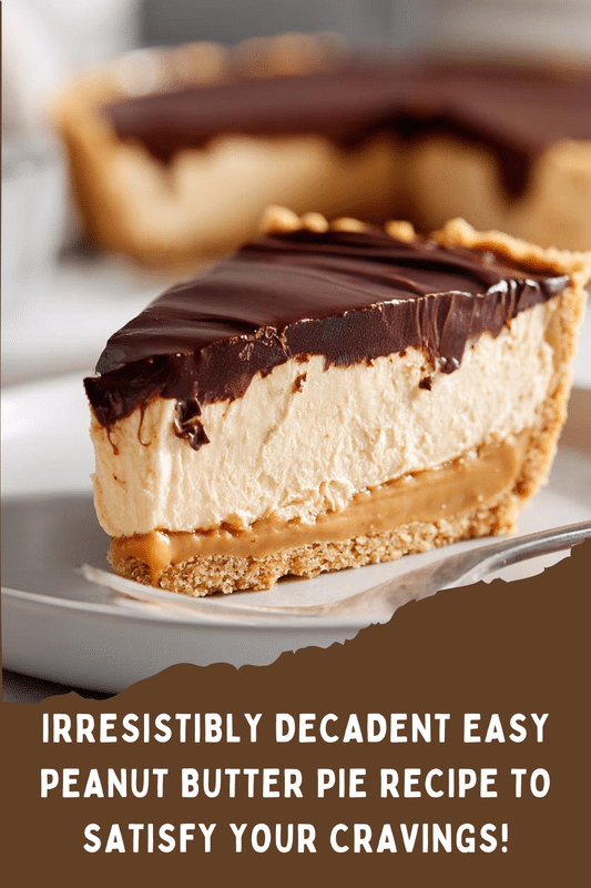 Easy Peanut Butter Pie Recipe