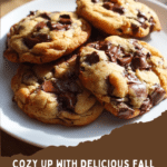 Fall Harvest Marble Chocolate Chip Cookies