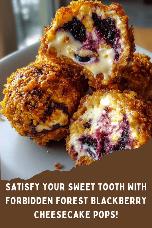 Forbidden Forest Blackberry Cheesecake Pops