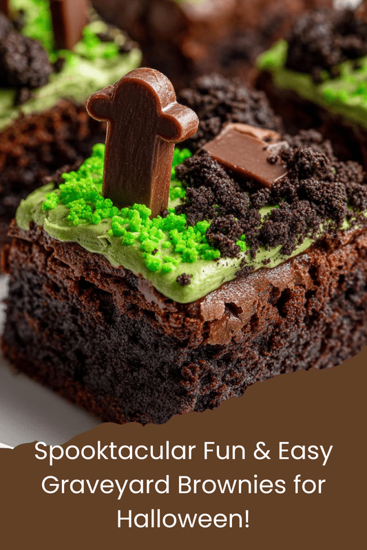 Fun & Easy Graveyard Brownies for Halloween