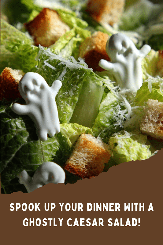 Ghostly Caesar Salad
