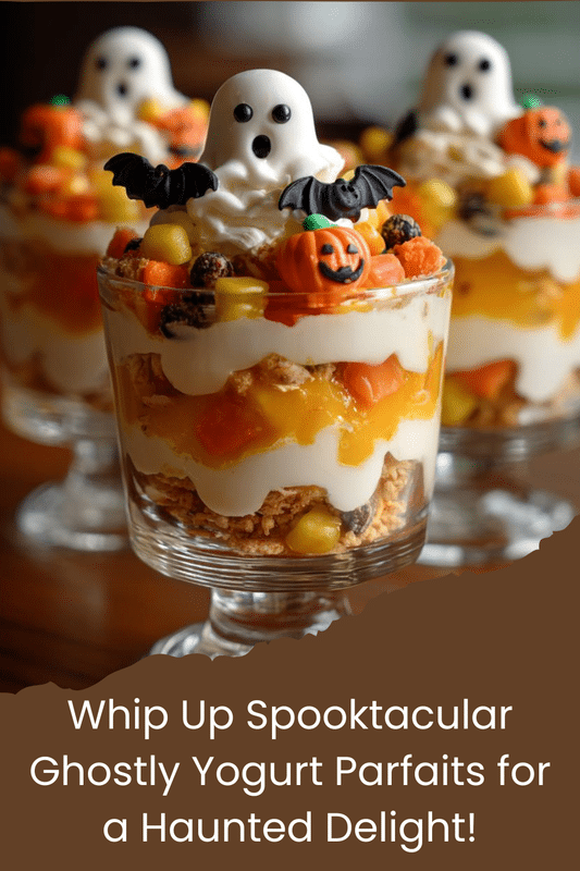 Ghostly Yogurt Parfaits