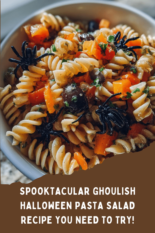Ghoulish Halloween Pasta Salad Recipe