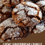 Gingerbread Crinkle Cookies