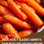 Glazed Carrots (Christmas & Thanksgiving Recipe)