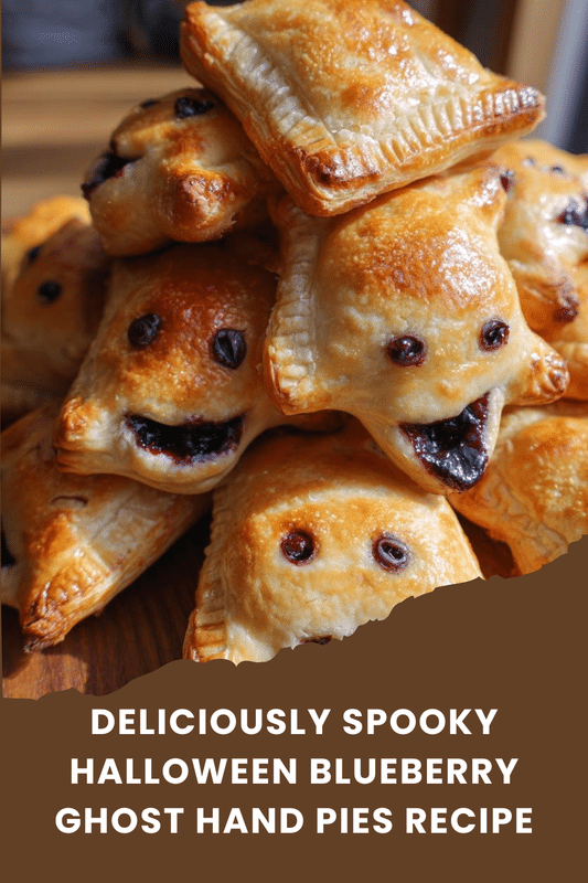 Halloween Blueberry Ghost Hand Pies