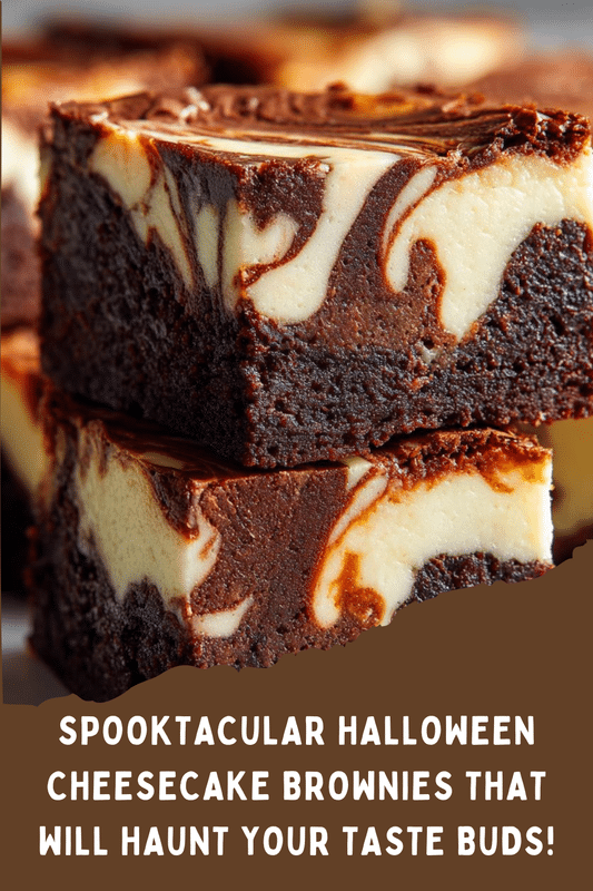 Halloween Cheesecake Brownies