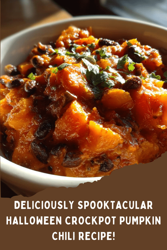 Halloween Crockpot Pumpkin Chili