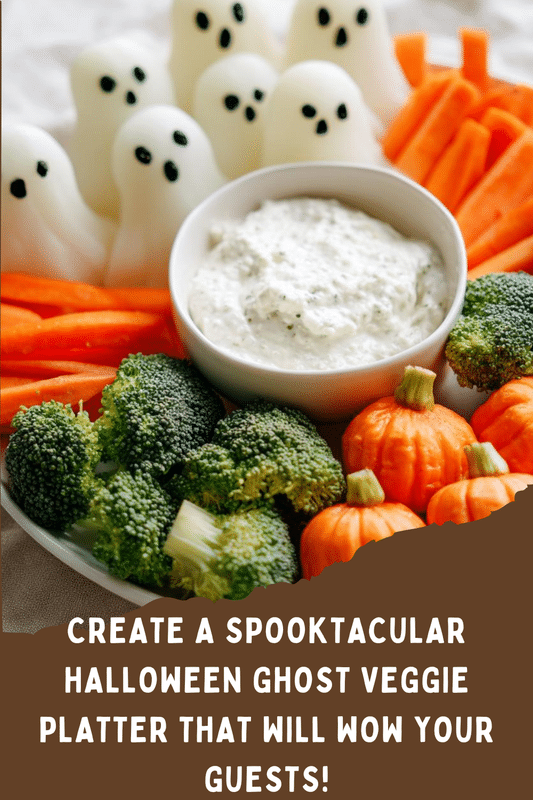 Halloween Ghost Veggie Platter Recipe