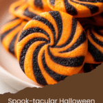 Halloween Pinwheel Cookies