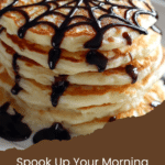 Hauntingly Good Spider Web Pancakes