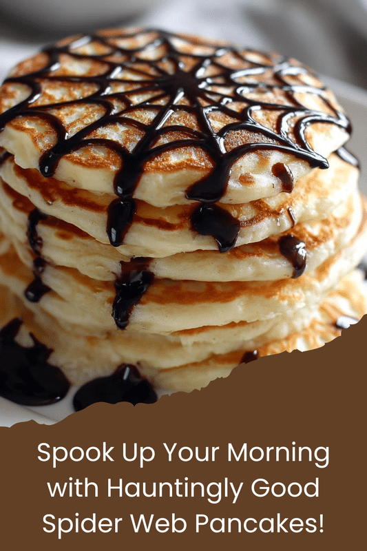 Hauntingly Good Spider Web Pancakes